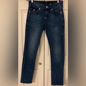 True Religion Men’s Geno Dark Wash Straight Leg Jeans 30x31